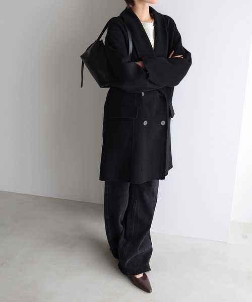 セール】ウールリバーダブルコート（その他アウター）｜evernavy