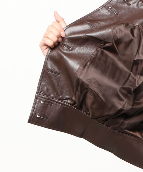 epine（エピヌ）の「leather lady jacket（ライダースジャケット