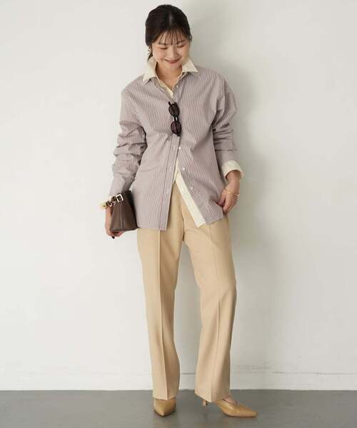 セール】《WEB限定/追加》HAPPYCOLOR SHIRT（シャツ/ブラウス）｜SLOBE