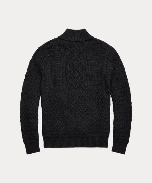 RRL（ダブル アール エル）の「コットンウール モックネック セーター