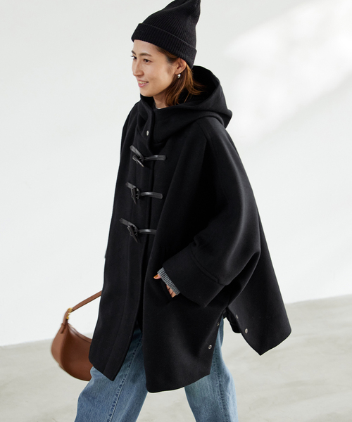 FRAMeWORK（フレームワーク）の「メルトンダッフルポンチョコート