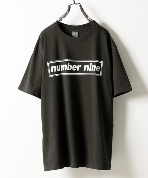 number nine BOX LINE T-SHIRT / ナンバーナインロゴ ボックスライン T
