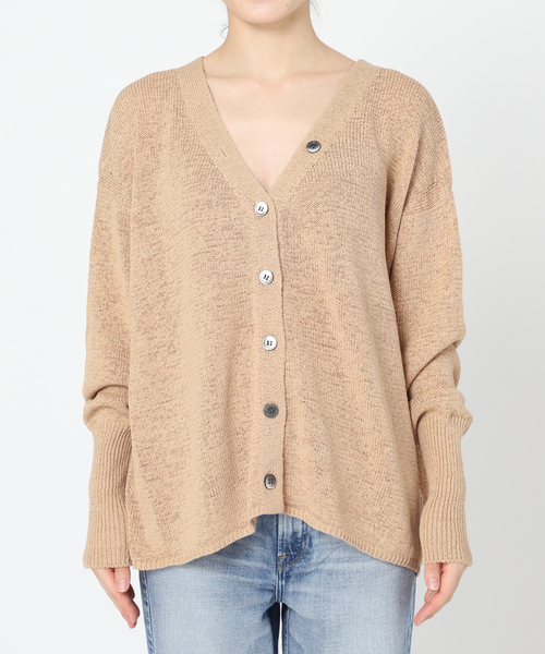 IENA（イエナ）の「テープヤーン 2WAY Vネックカーディガン