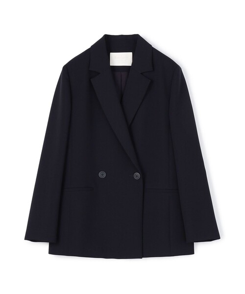 ドライダブルクロス ダブルブレストジャケット（テーラードジャケット