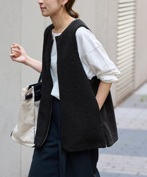 FRAMeWORK（フレームワーク）の「ボアベスト（その他アウター）」 - WEAR