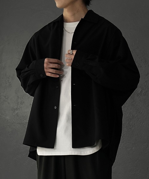 MinoriTY】落ち感ビッグドルマンシャツ オーバーサイズシャツ メンズ