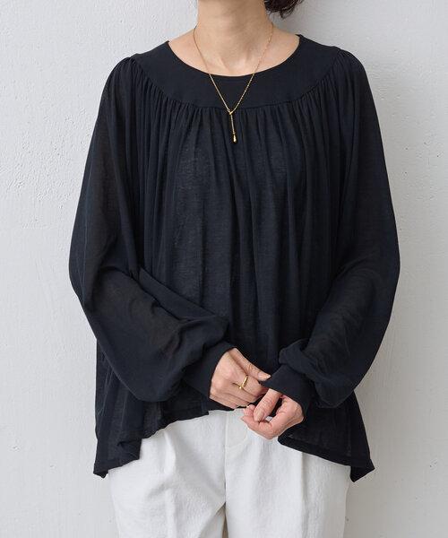 BEARDSLEY（ビアズリー）の「シアーギャザーカットソー（Tシャツ