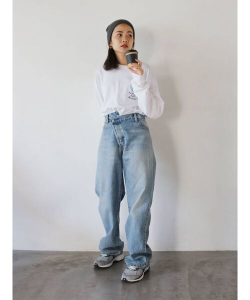 Ungrid（アングリッド）の「リメイクデザインルーズデニム（デニム