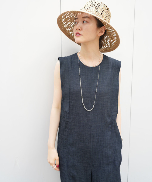 IENA（イエナ）の「デニムライクスクエアショルダーオールインワン