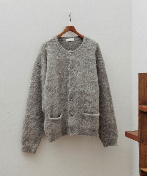 セール】【定番】モヘアミックス オーバーサイズ クルーネック