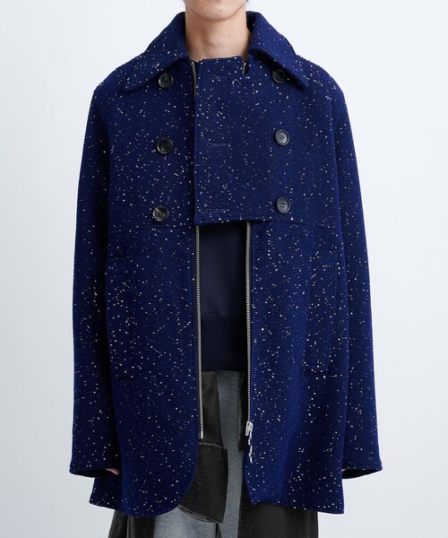 MASU/エムエーエスユー】COSMO ZIP-UP COAT（ステンカラーコート