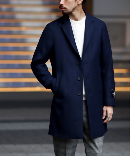 EDIFICE（エディフィス）の「100s メランジメルトンチェスターコート