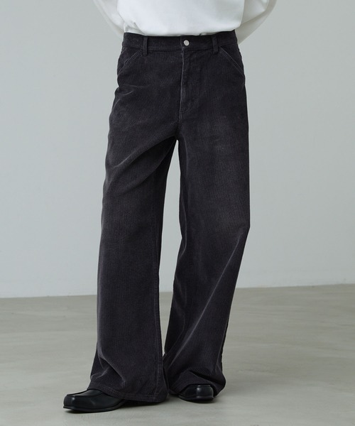 CALLNE】Vintage Corduroy Wide Straight Pants / ヴィンテージ