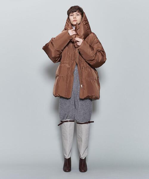 6（ロク）の「＜6(ROKU)＞HOODED STOLE DOWN JACKET/ダウンジャケット