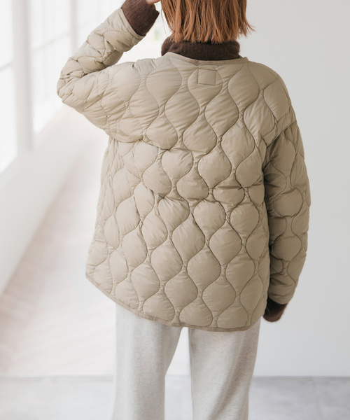 追加2》TAION / タイオン *Spick別注キルティングブルゾン（ダウン