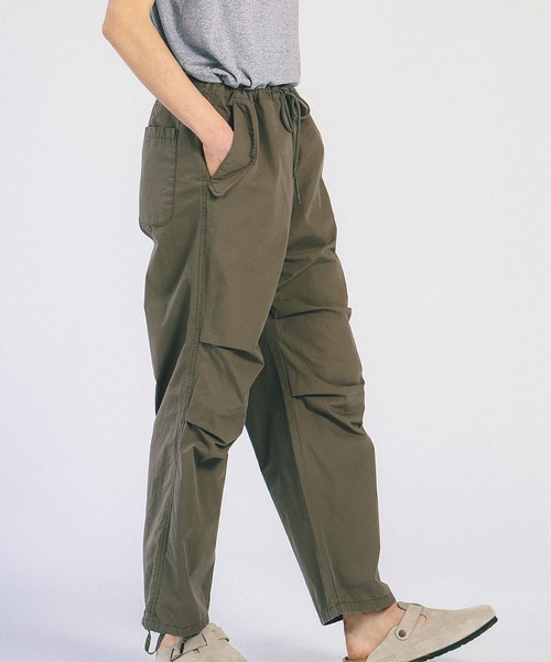 TOP KHAKI】リップストップ6ポケットミリタリーイージーカーゴパンツ