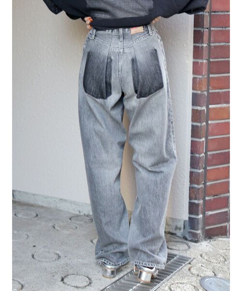 リメイクデザインルーズデニム（デニムパンツ）｜Ungrid（アングリッド