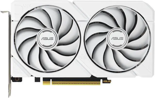 ASUS Dual Radeon RX 9060 XT Graphics Card DUAL-RX9060XT-16G-WHITE