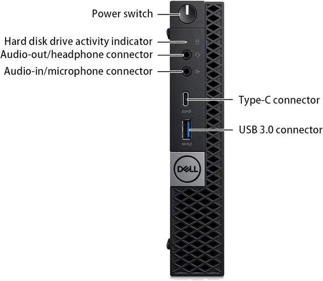 Refurbished: DELL OptiPlex 7050 Micro/Tiny Desktop | Intel Core I5