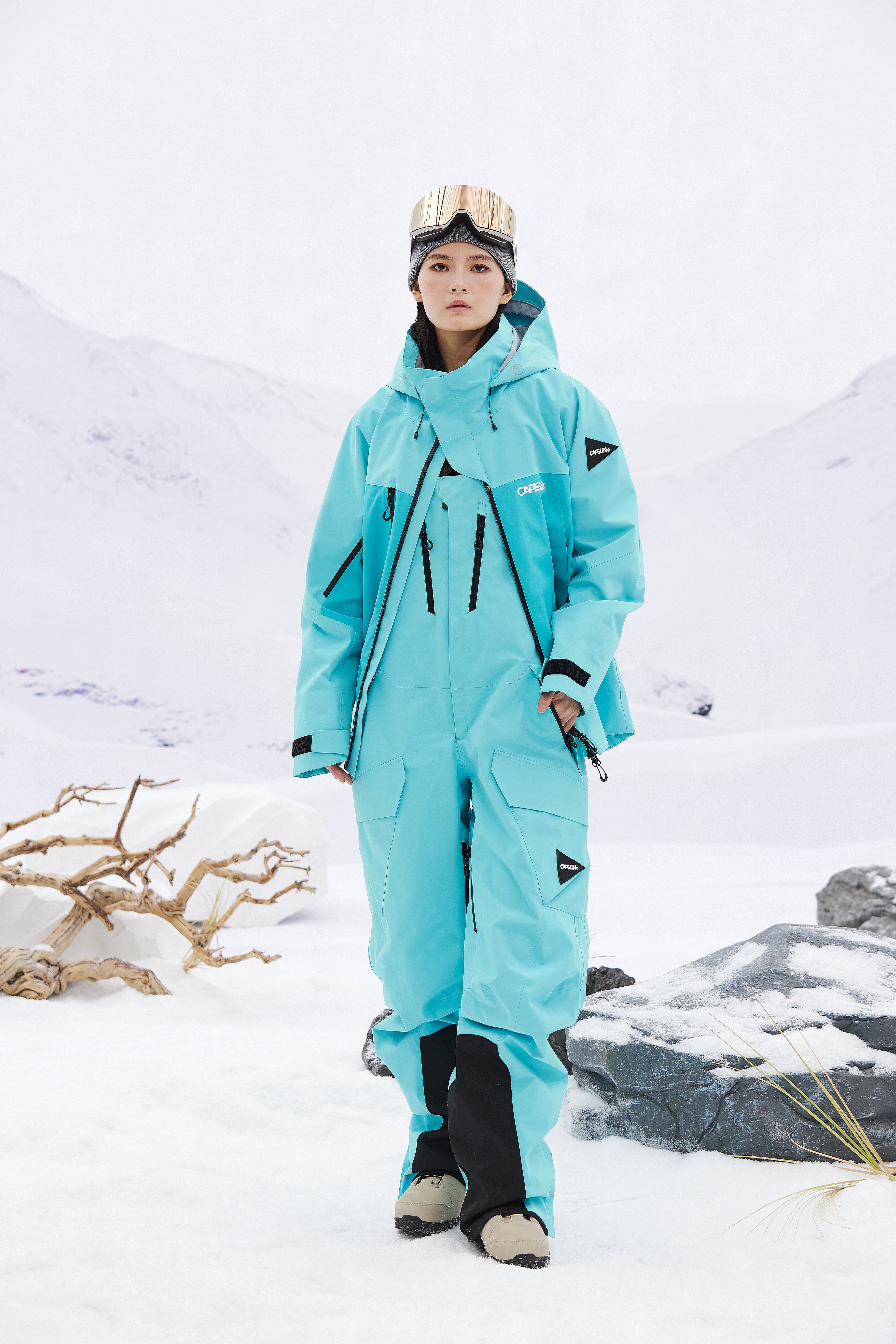 Saturn Unisex 3L Shell Snowboard Bib Pant – CAPELIN CREW