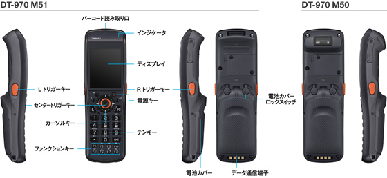 スキャナ一体型 ＜DT-970＞ 仕様 | DT-970 | ハンディターミナル | CASIO