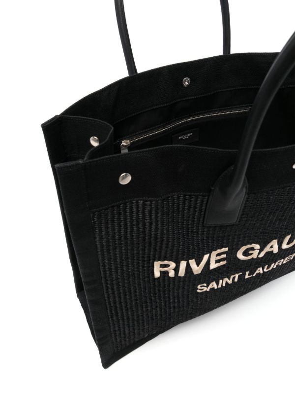 Saint Laurent Rive Gauche Tote Bag | Black | FARFETCH