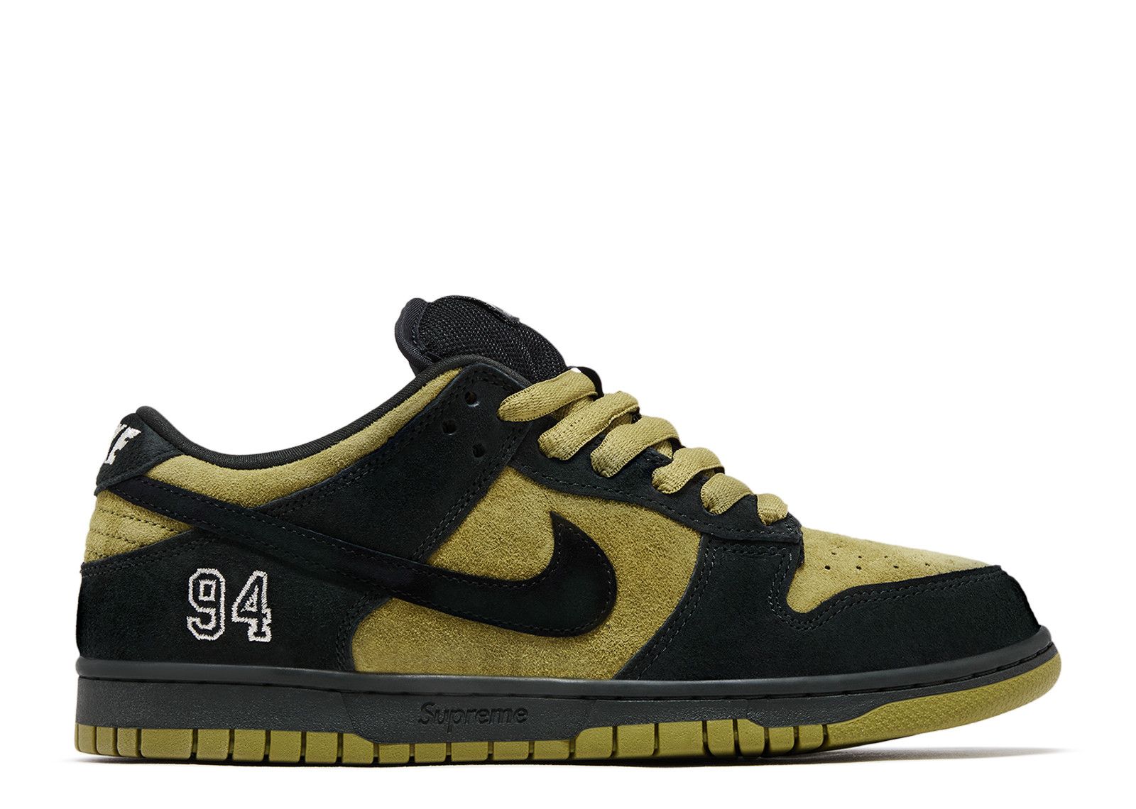 Supreme X Dunk Low SB 'Camper Green' - Nike - HQ8487 300 - camper