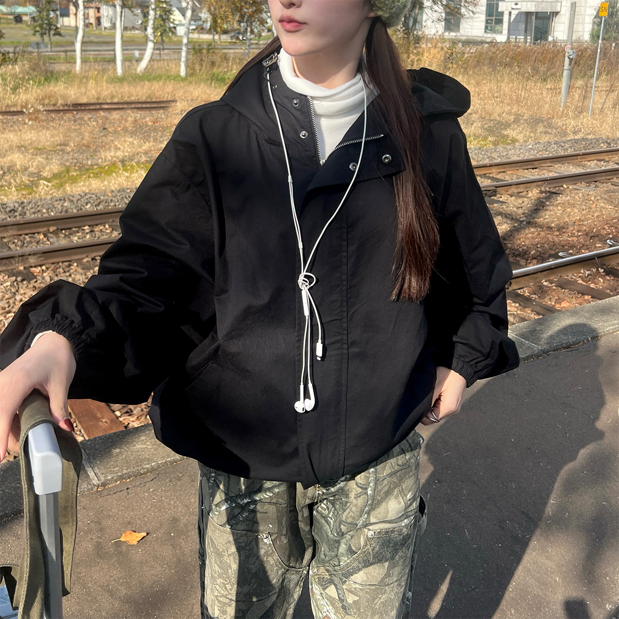 ユニセックス) コットンウインドブレーカー | ファッション通販サイト NUGU