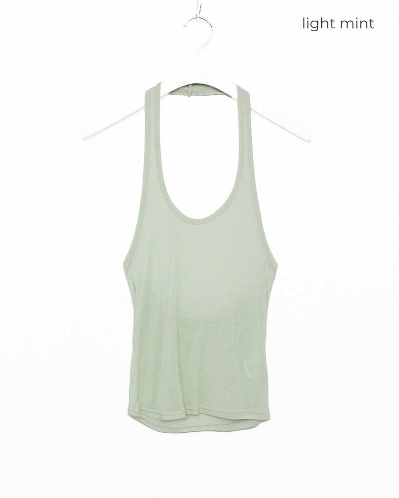 テンセルホルターネックタンクトップ | ファッション通販サイト NUGU