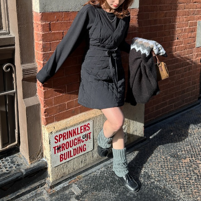 キルティングミニワンピース | ファッション通販サイト NUGU