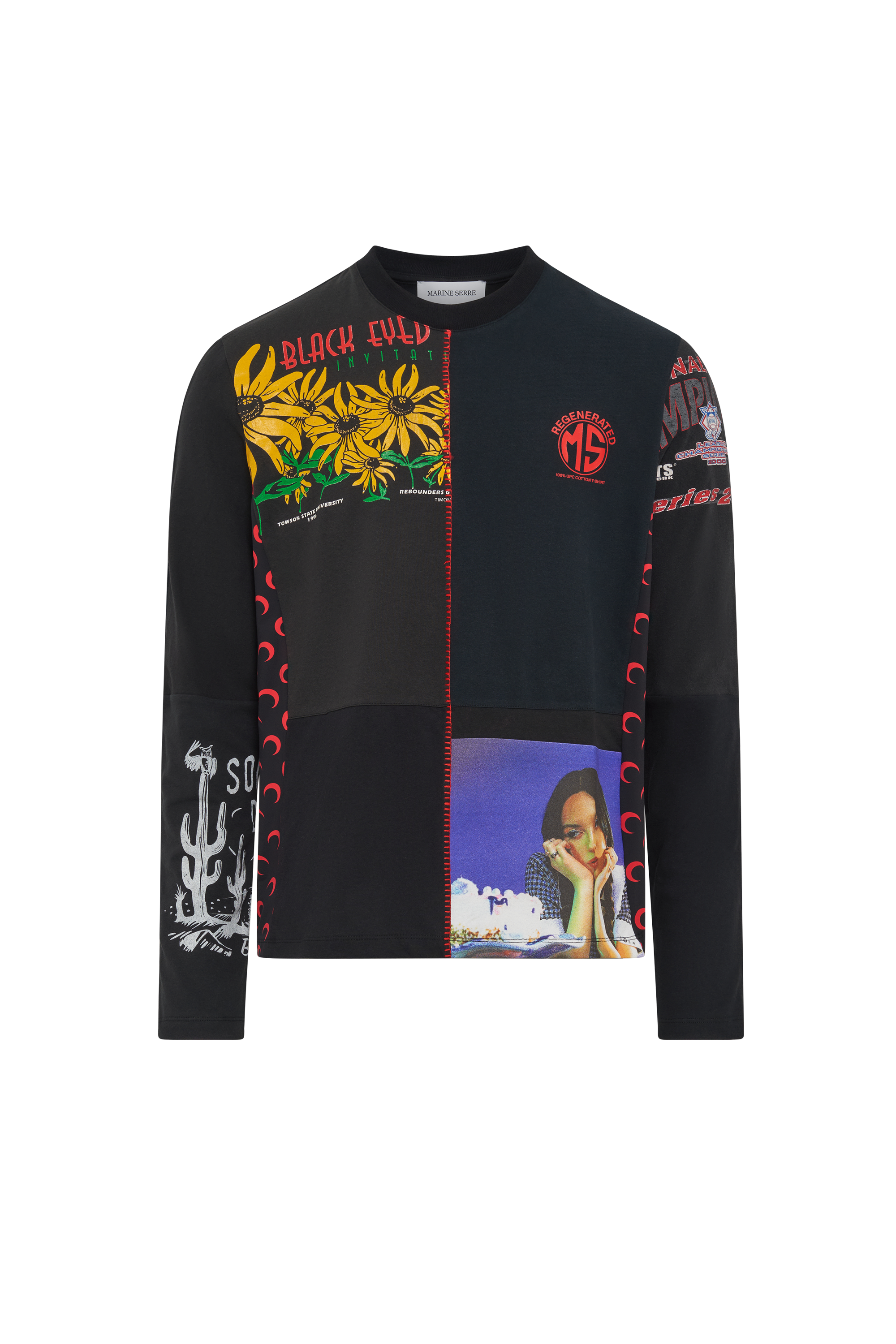 Upcycled Graphic T-Shirts Long Sleeves T-Shirt • Marine Serre