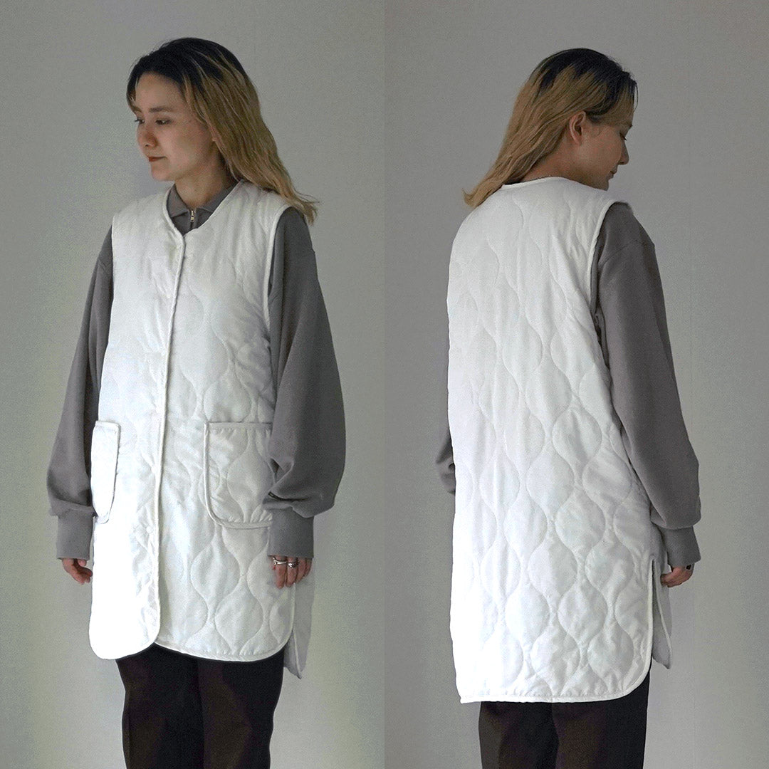 MIDIUMI（ミディウミ） キルティング リバーシブル ベスト