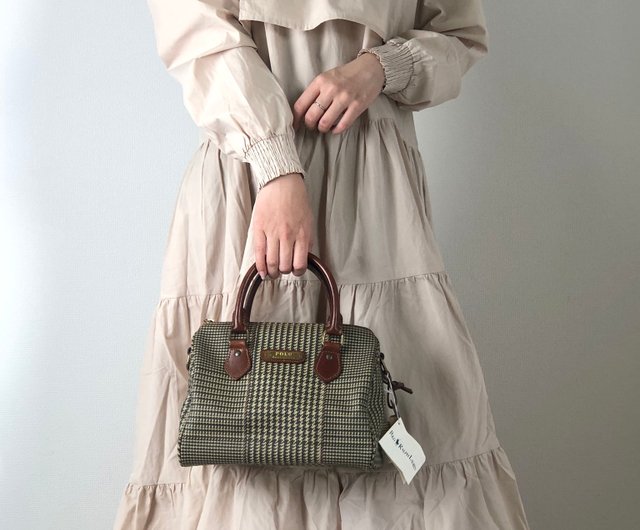 日本直送 名牌中古包 】RALPH LAUREN ラルフローレン グレンチェック