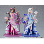 ネコぱら」水無月家の双子ネコ、ショコラとバニラが中華ロリータ姿で