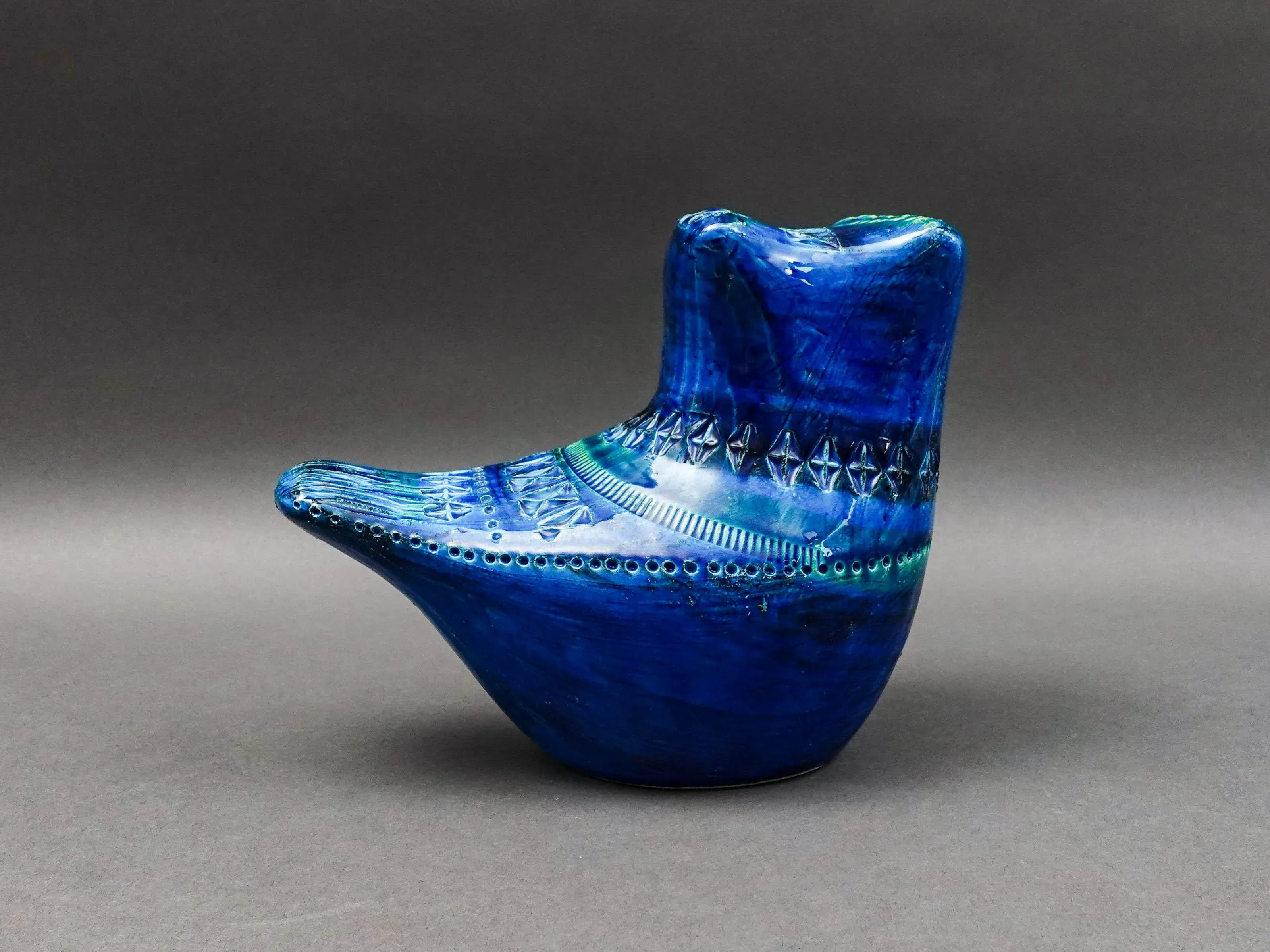 Mid 20th Century Bitossi Aldo Londi Flavia Montelupo Italy Rimini