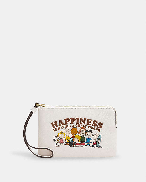 公式】コーチアウトレット | 【COACH X PEANUTS】コーナー ジップ