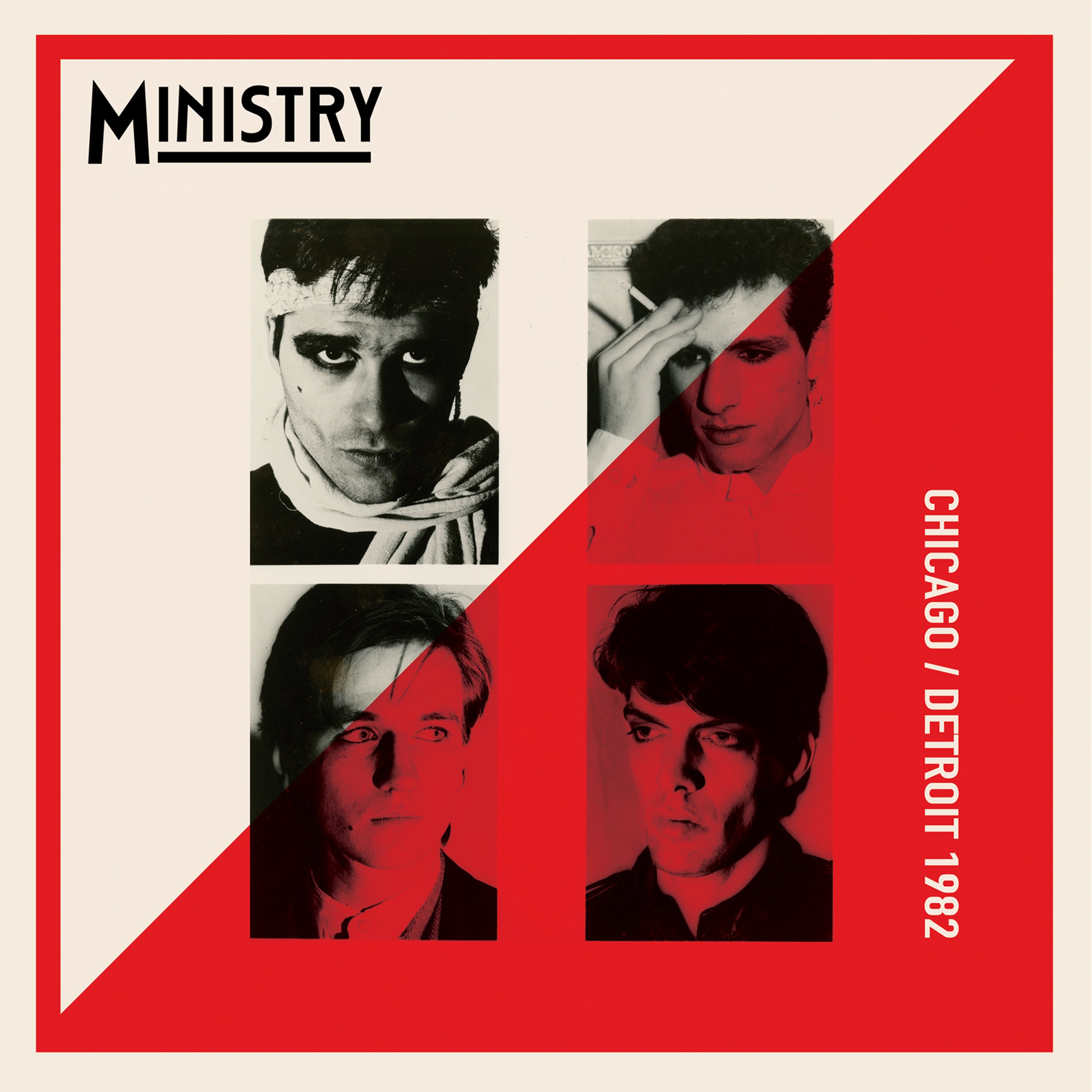 Ministry - Chicago - Detroit 1982 (Red-Black Marble Vinyl