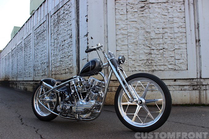 ハーレー パンショベル 1961のカスタムチョッパー・OUT CAST – CUSTOM