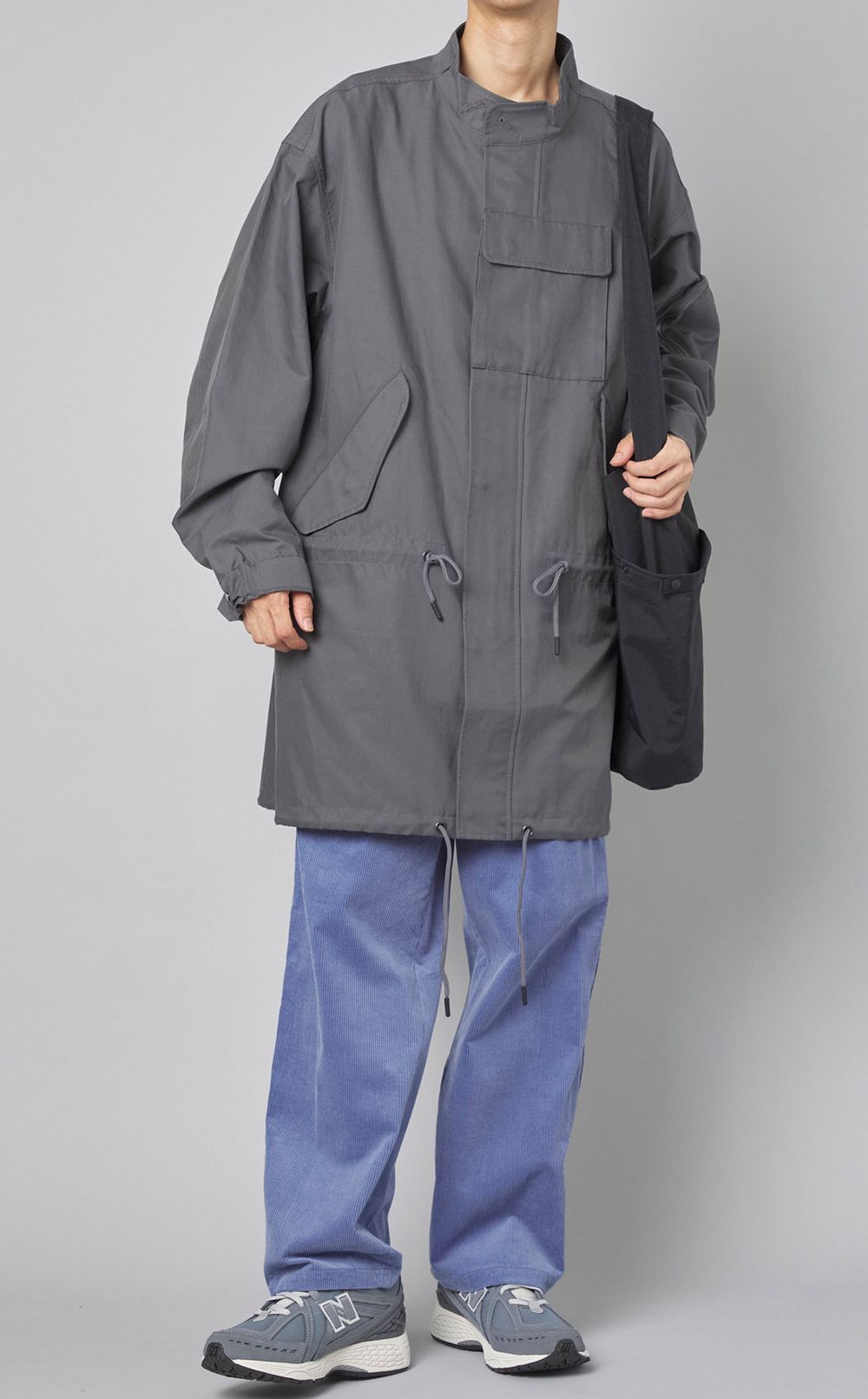 bal｜コットンナイロンフィッシュテールコート