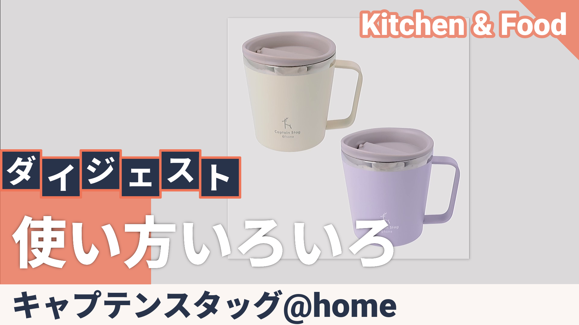 キャプテンスタッグ＠home ヌードルインマグ選べる2個セット