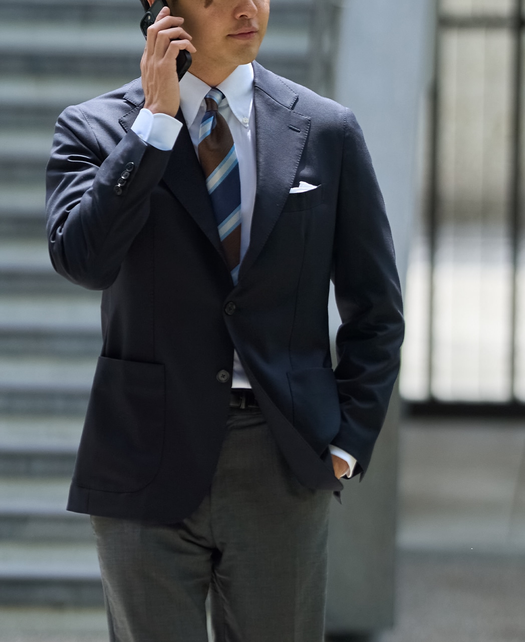 ウールジャケット(44 ブルー系): メンズ｜メーカーズシャツ鎌倉 公式通販