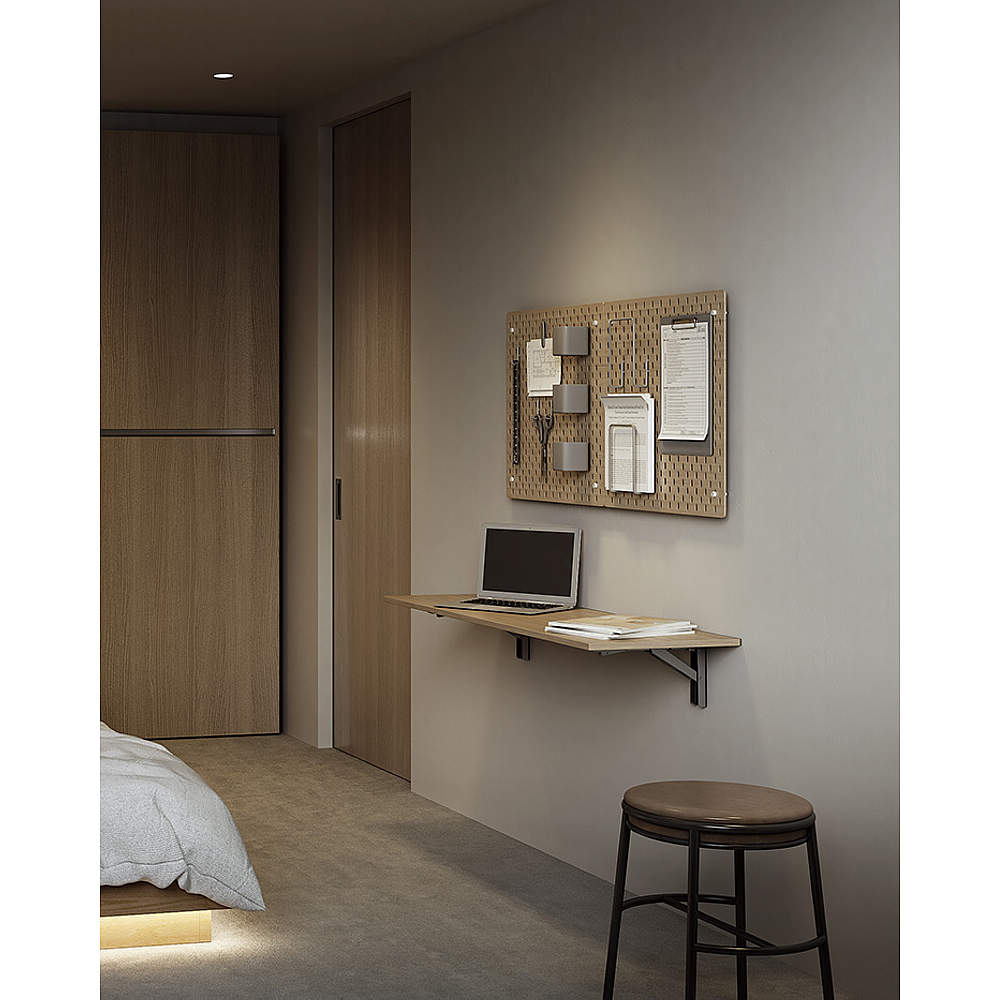 ステンレス 折りたたみ棚受 EBN-DA型 ダンパー内蔵 【スガツネ工業】