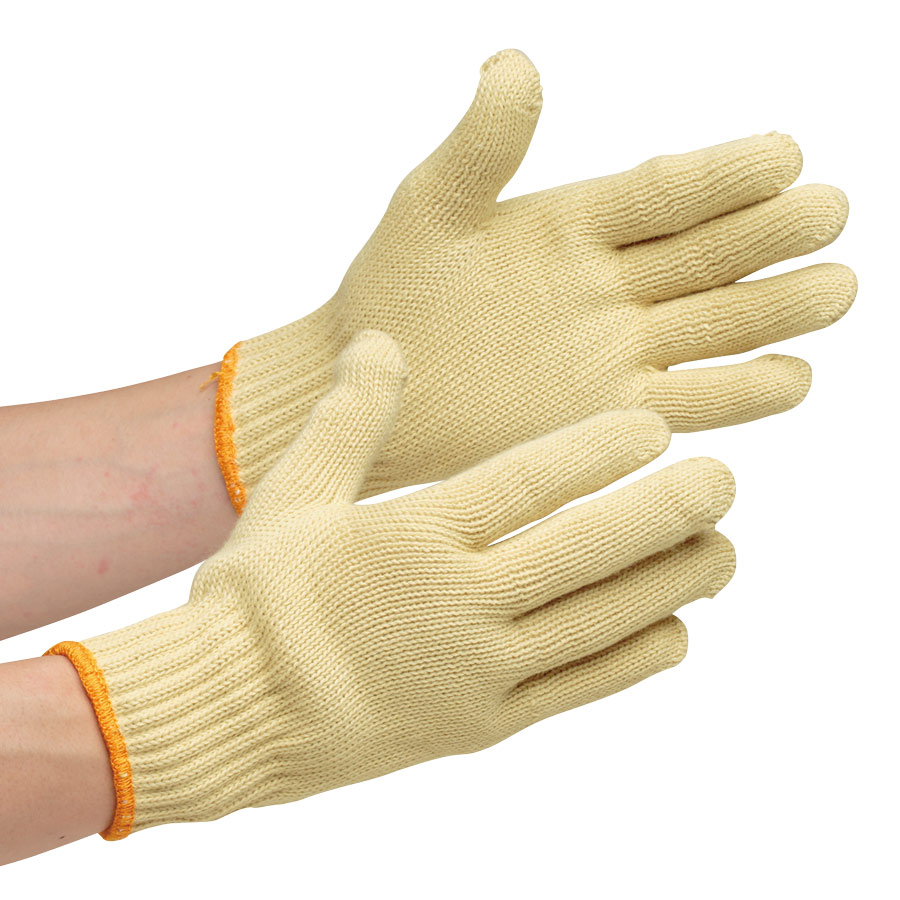 耐切創性手袋 イエローガード072袖長 10双入×10袋 | 【ミドリ