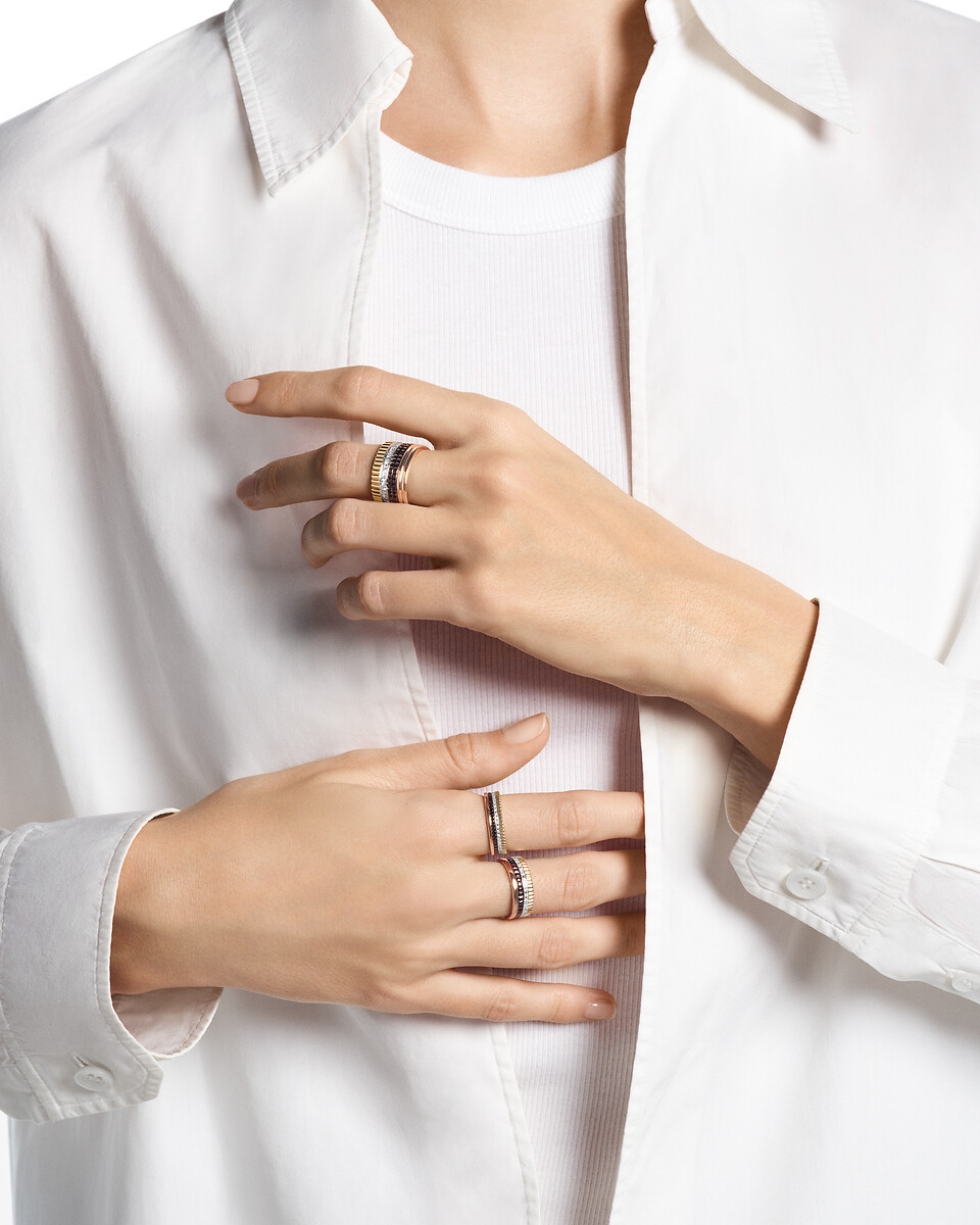 QUATRE CLASSIQUE キャトル クラシック ダイヤモンド リング スモール