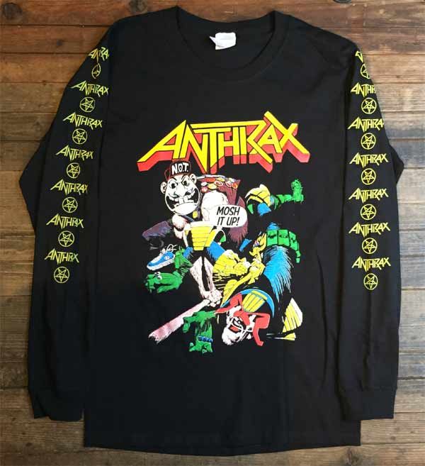 ANTHRAX ロングスリーブTシャツ MOSH IT UP | 45REVOLUTION