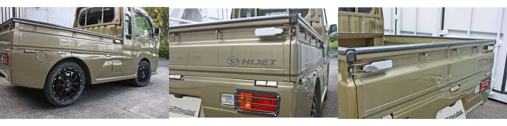 ハイゼット ジャンボ S500P/S510P系 アオリメッキヒンジカバー4個セ…