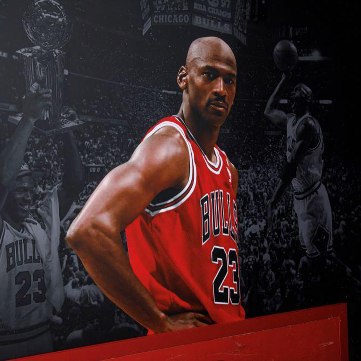 メモラビリア】マイケル・ジョーダン直筆サイン入り NBA実使用フロア