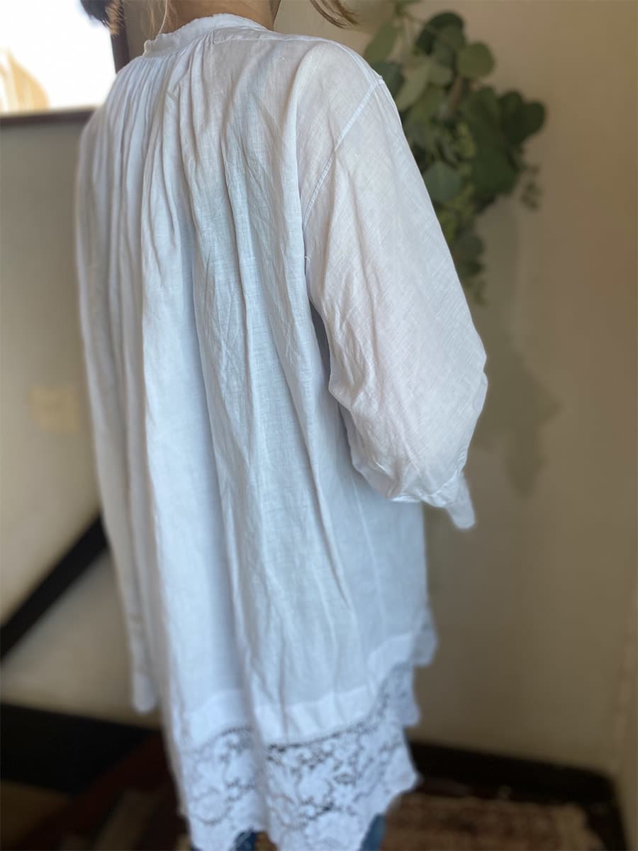 1900sアンティークチャーチスモック