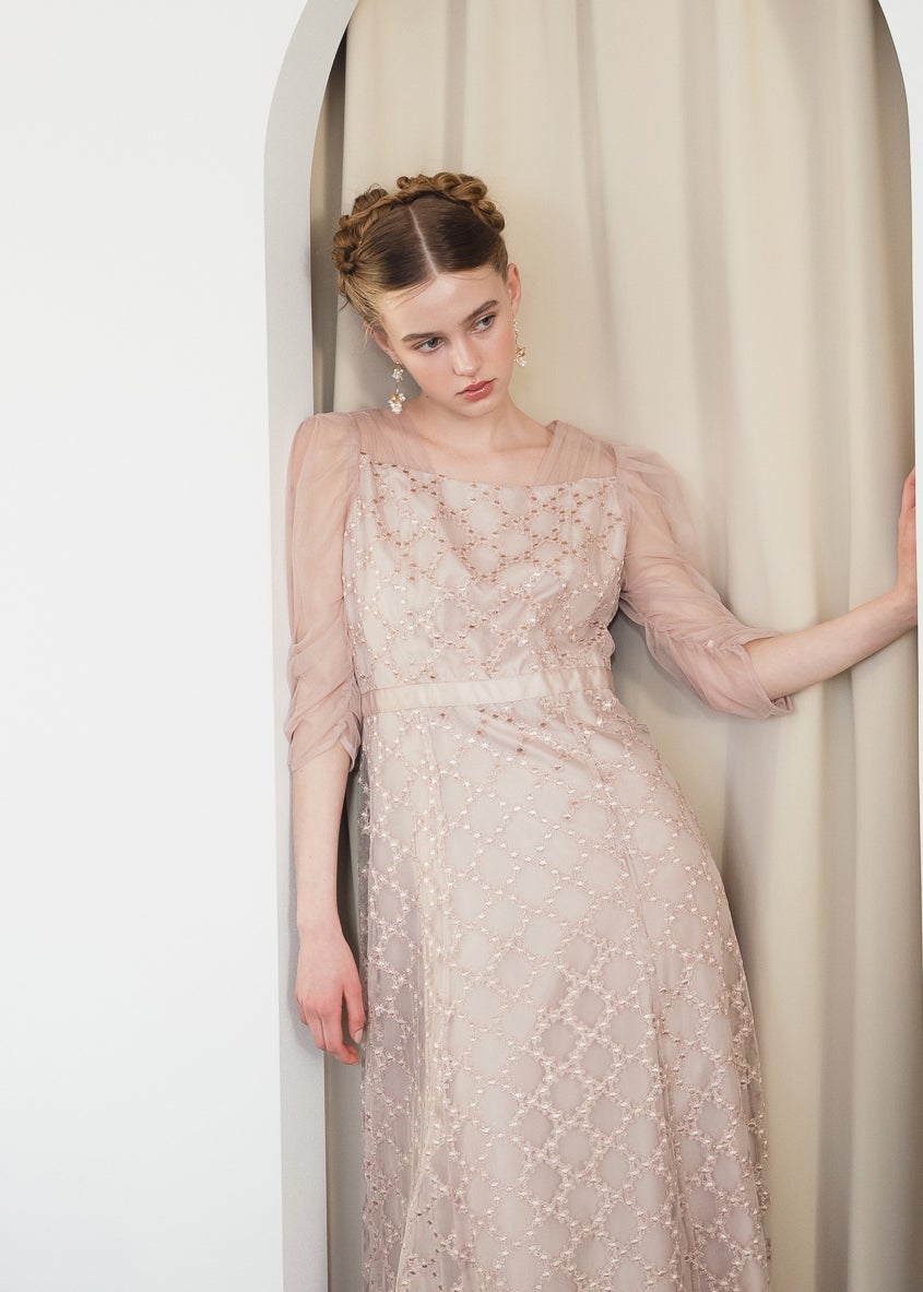 ダイヤフラワーレースドレス|DorryDoll