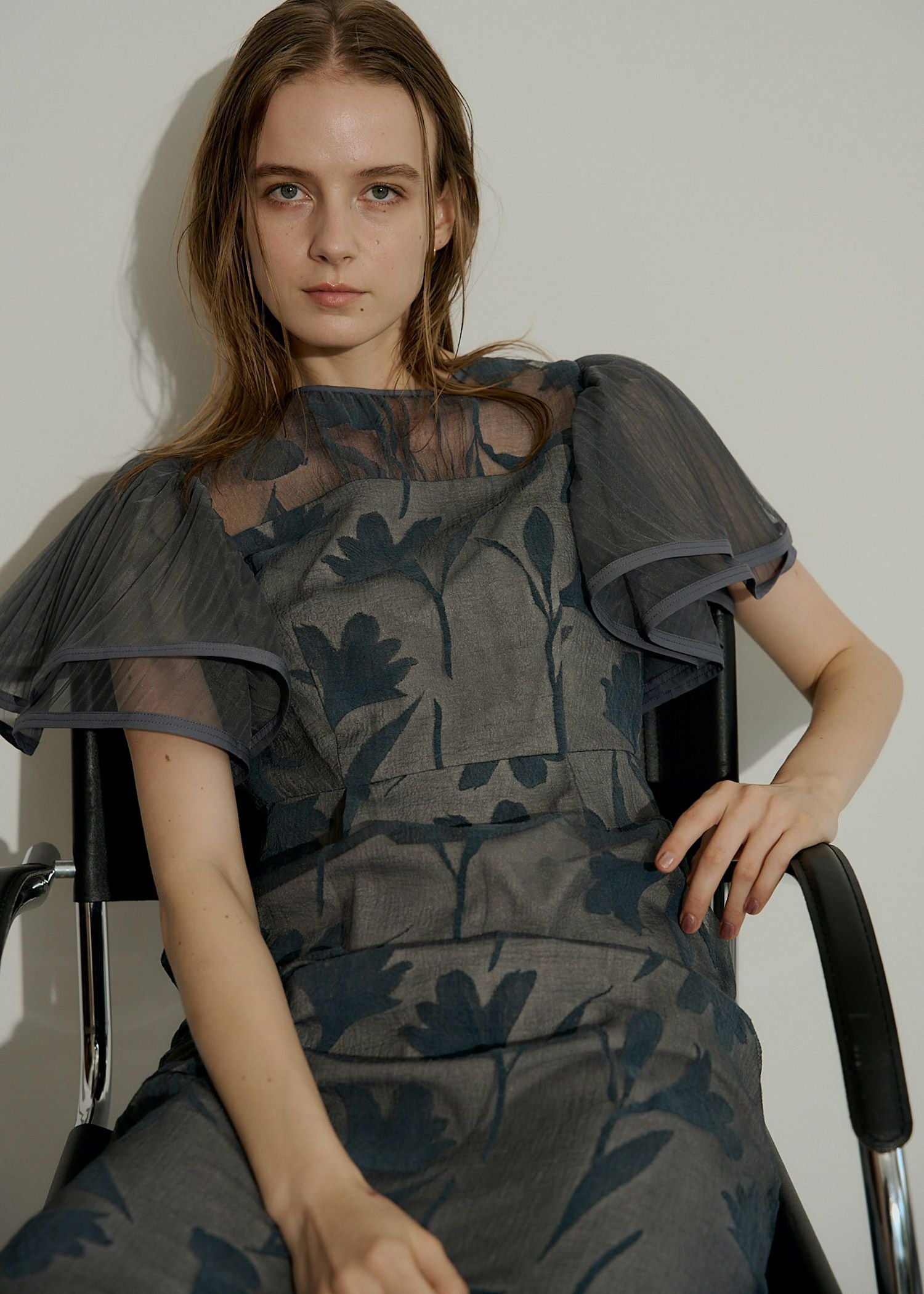 Circurar sleeve flower dressのドレス|Dorry Doll / LE'RURE